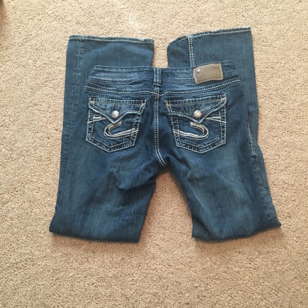 Silver jeans